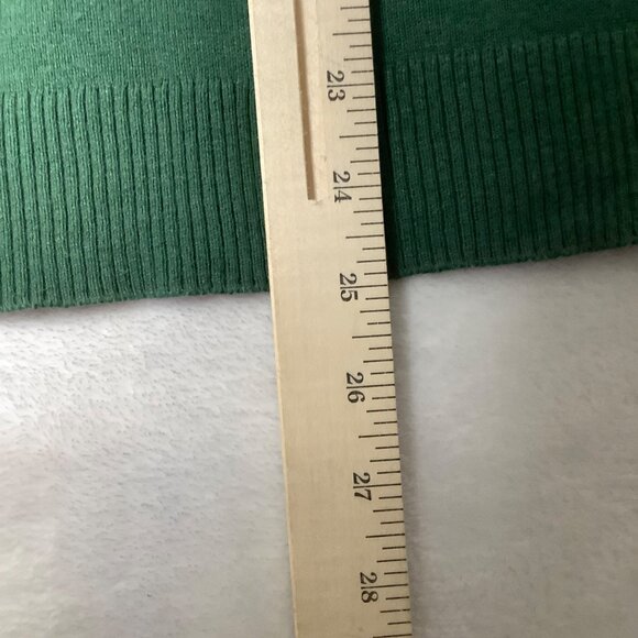 J. Jill Womens Tie-Dye Sweater Green Small  Petite Cotton Viscose Blend Ribbed - Picture 7 of 9